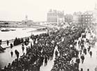 Surfboat Funeral Crowd on the Parade [Chris Brown] | Margate History